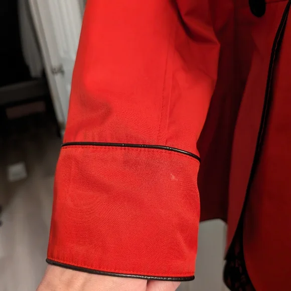 Betsy Johnson Trench Coat Style Jacket - Picture 5 of 6